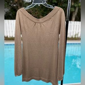 Fun and Flirty Gold Dress - New without Tags